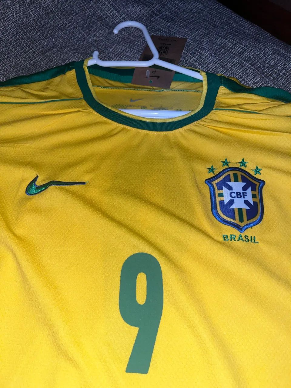 Camisa Brasil I 1998 Retrô Nike - Foto 3