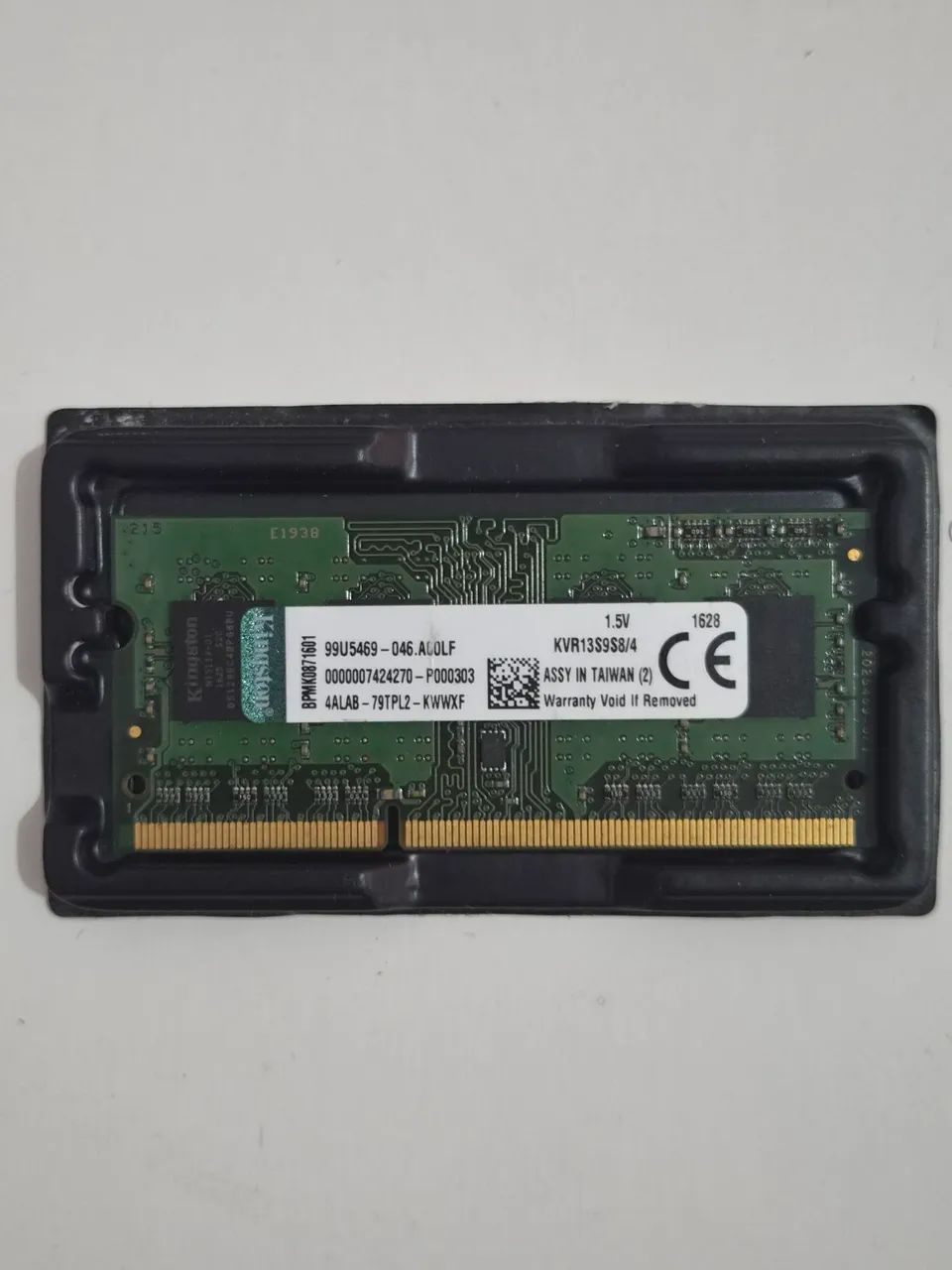 Memória RAM DDR3 4GB (Notebook).