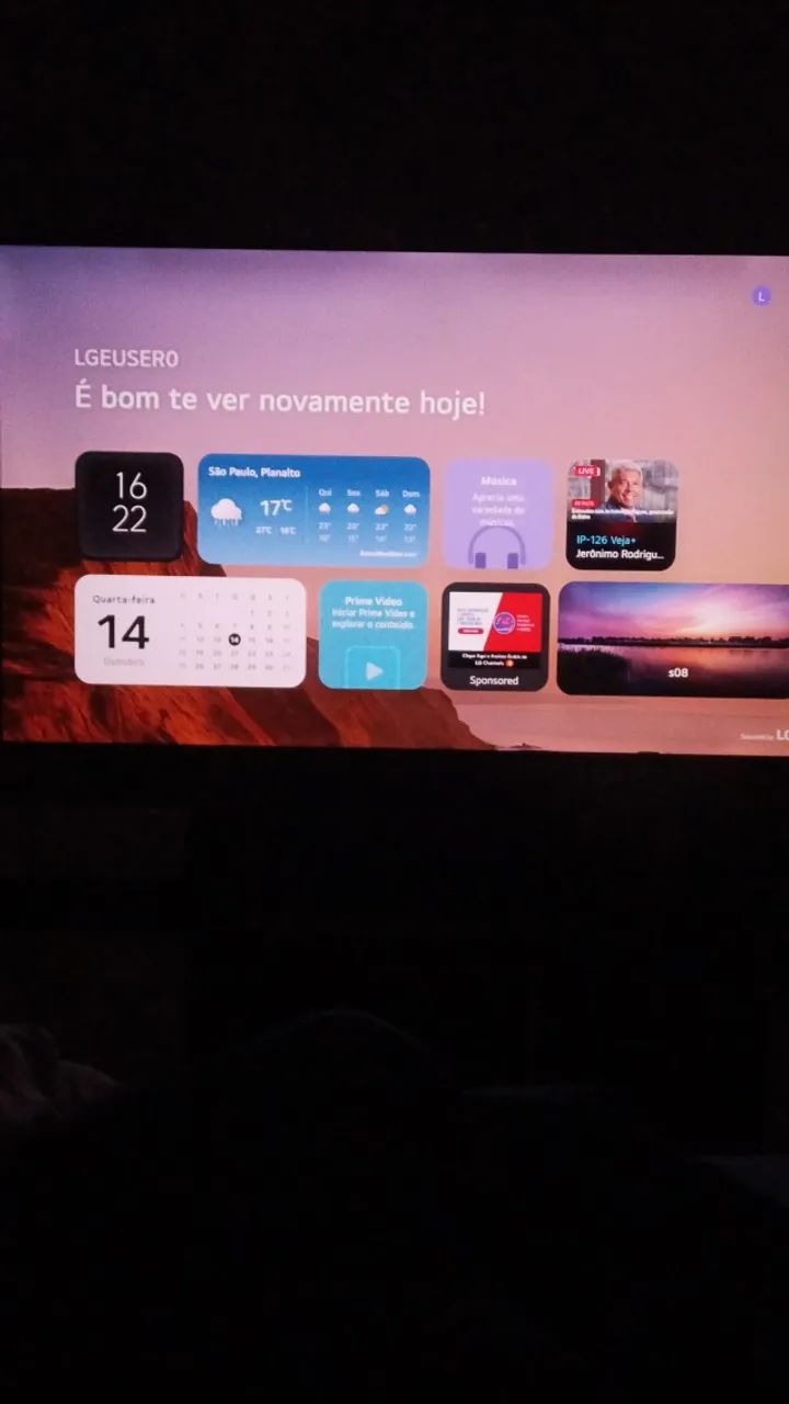 Tv smart lg 