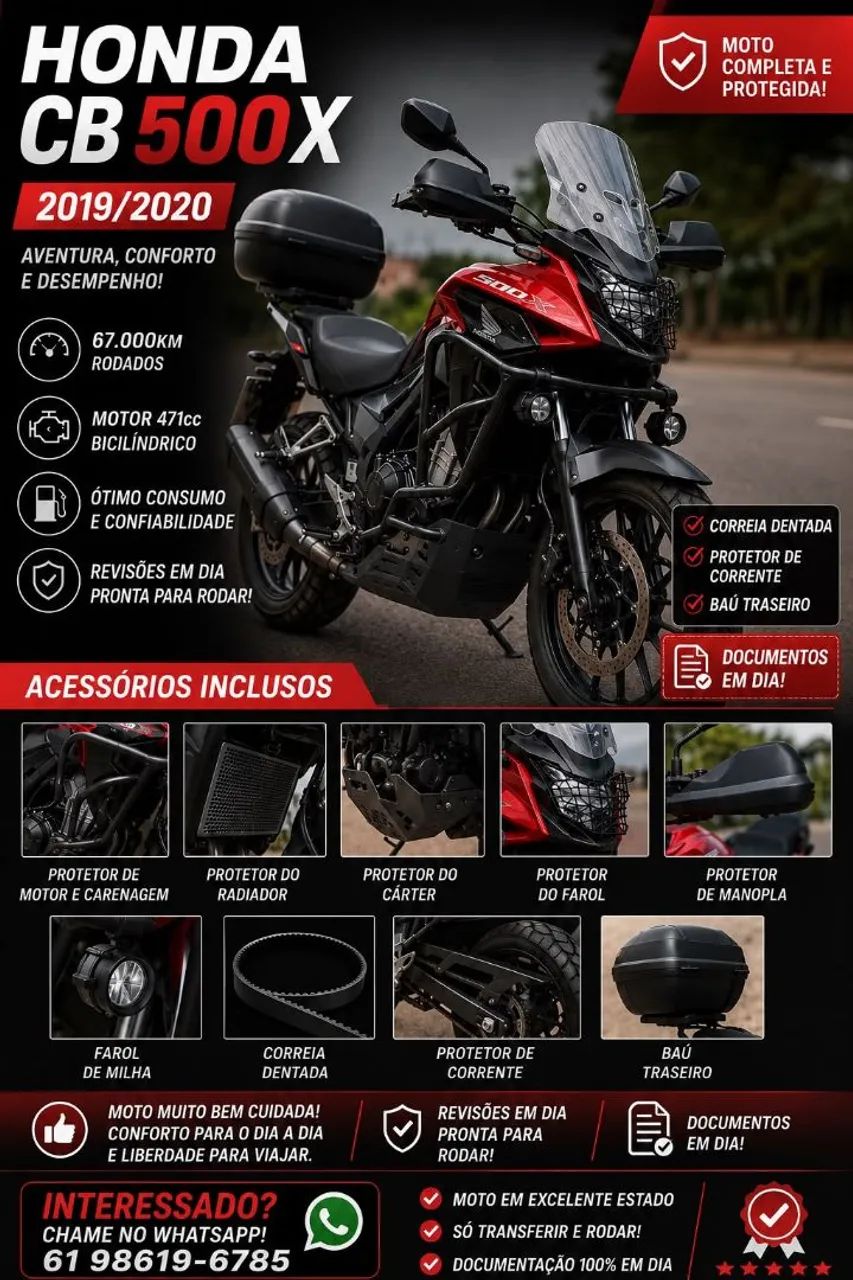 CB500X - ÚNICO DONO
