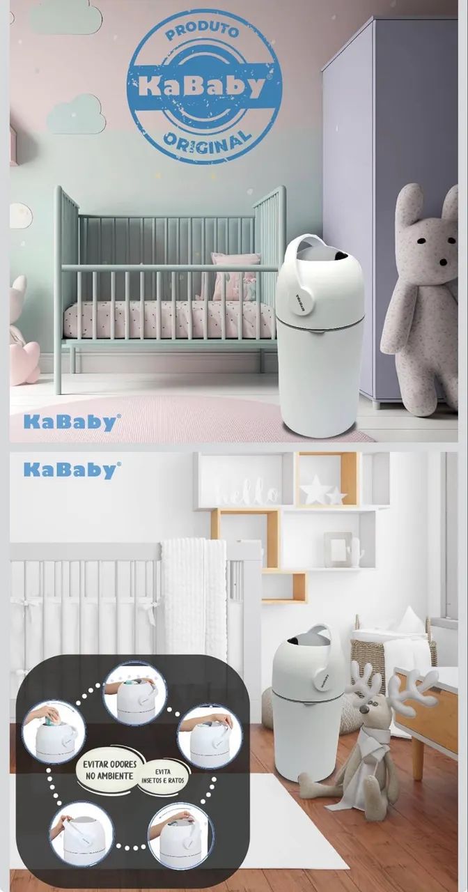 Lixeira Anti Odor Kababy  - Foto 4