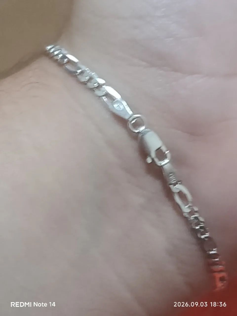 Pulseira de prata original 925 3x1 3g 