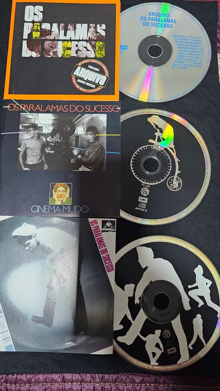 CDs Paralamas do Sucesso - Combo 3 álbuns