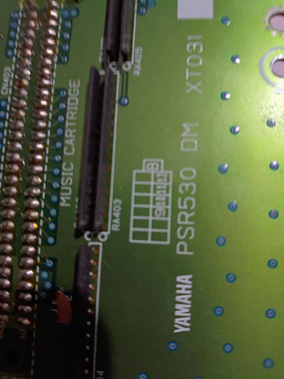 Placa mãe do teclado PSR 530 DM XT031 usada  - Foto 3