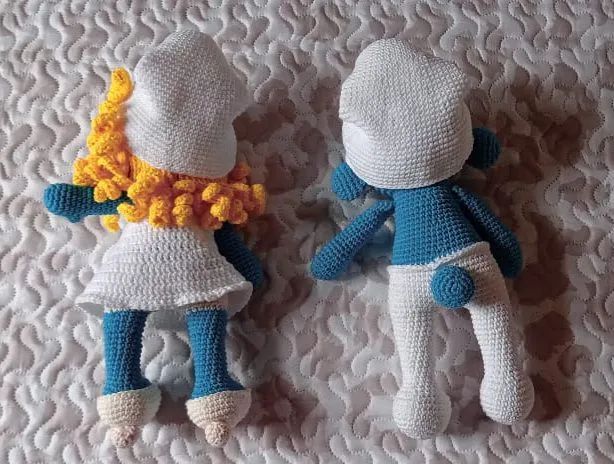 Amigurumi smurf e smurfette  - Foto 2