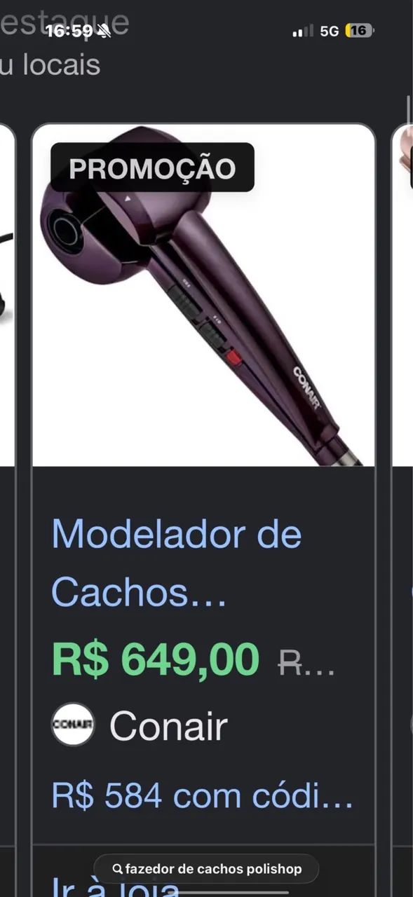 Modelador de cachos 