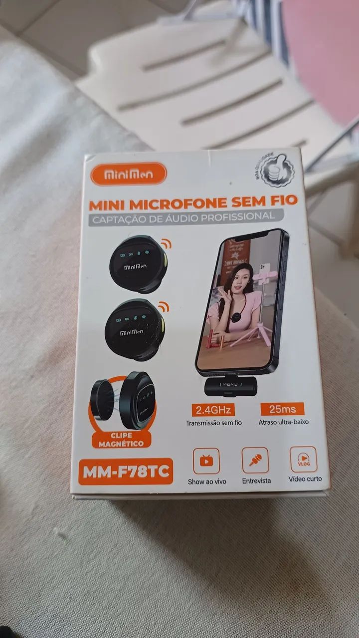 Microfone de Lapela Tipo C
