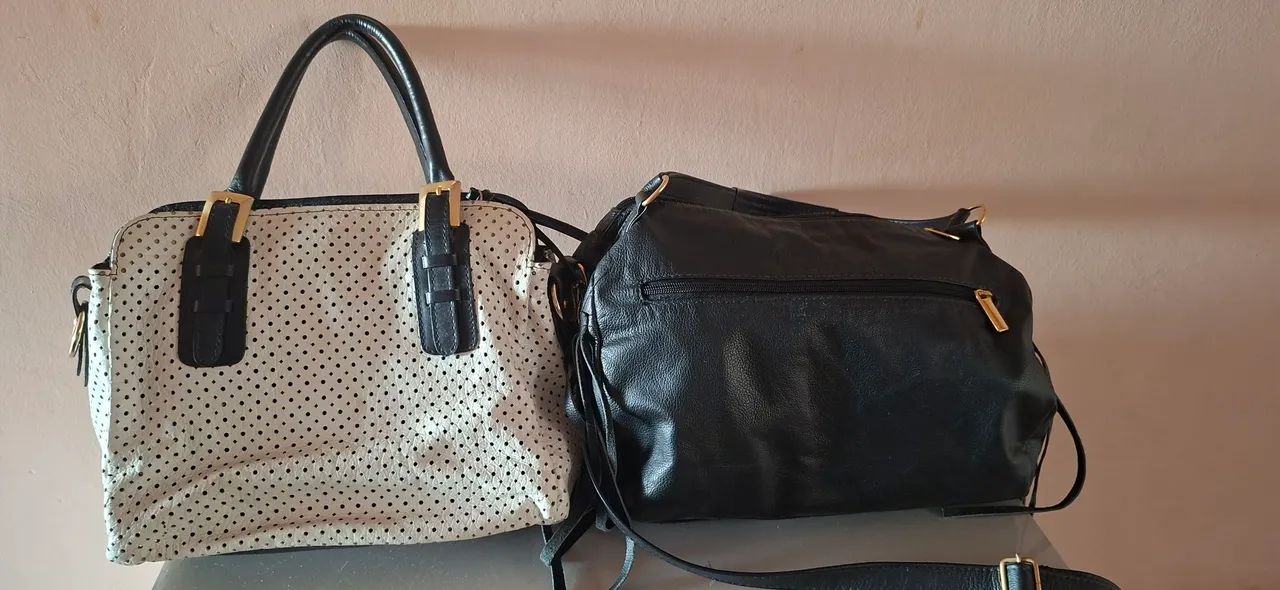 Bolsa 100% couro - Foto 2