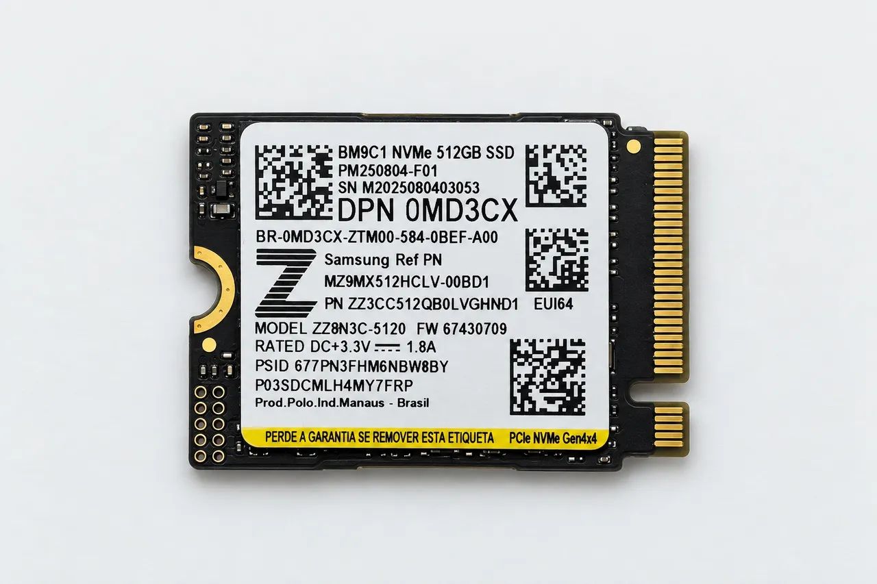 SSD Samsung NVMe 512GB PCIe 4.0 - Armazenamento - Jardim Novo
