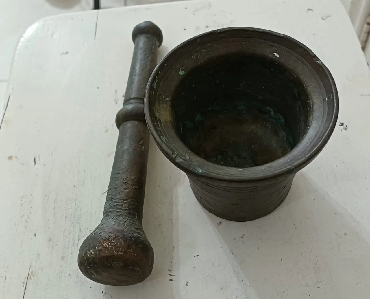 Pilão de bronze  - Foto 2