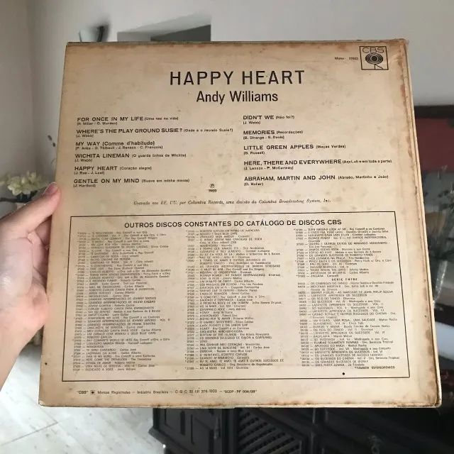 LP Vinil - andy williams - happy heart (1969) - Foto 3