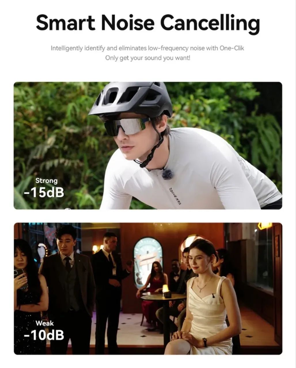 Microfone Hollyland Lark M2s Mini Combo Duo Sem Fio Preto - Foto 5