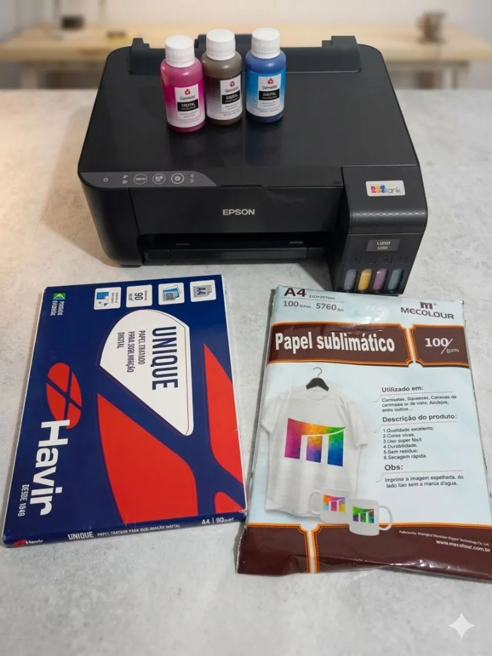 Impressora sublimação adaptada 