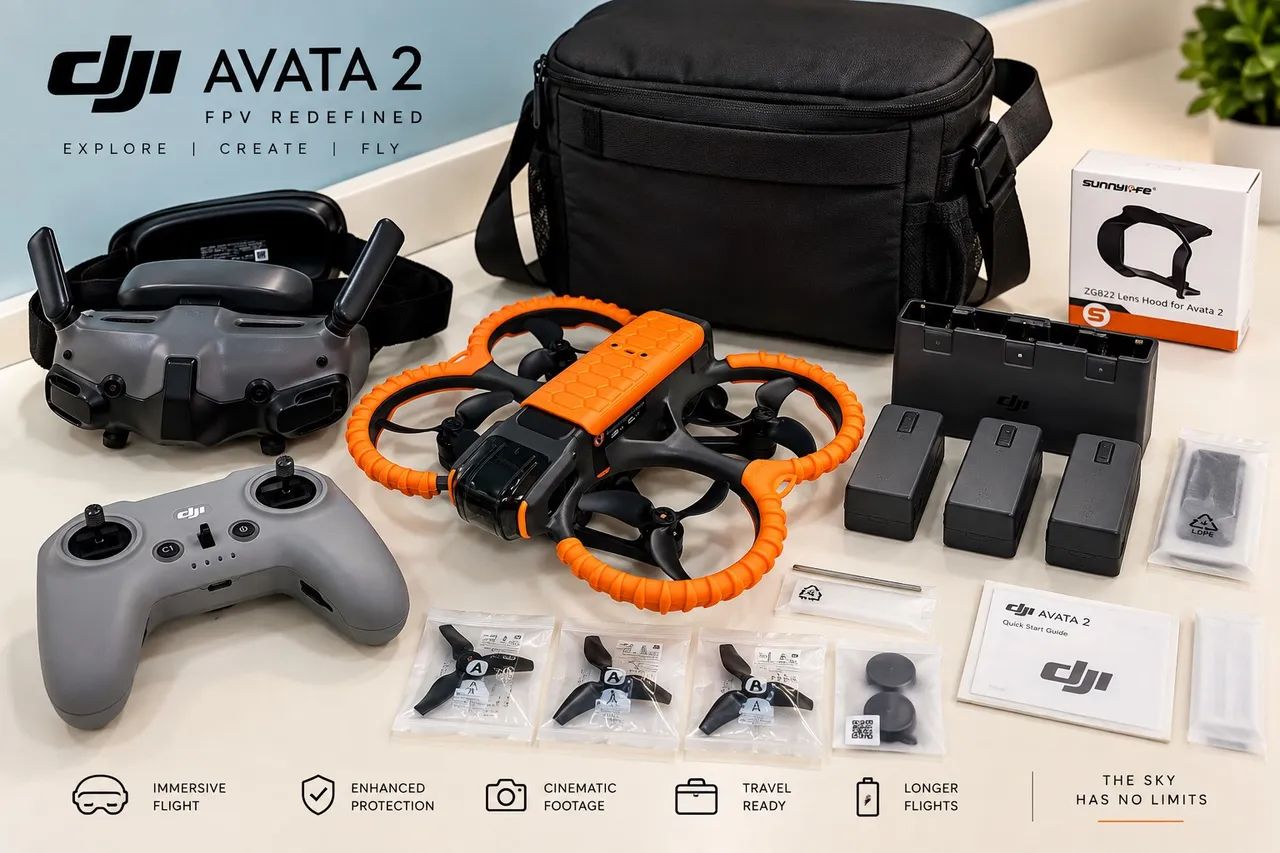 Drone DJI Avata 2 Fly more combo - Foto 3
