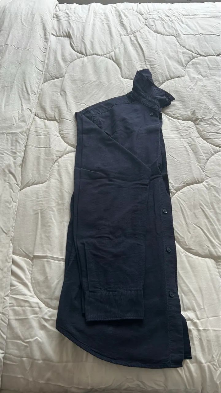Camisa manga comprida marca H&M tamanho M - Foto 3