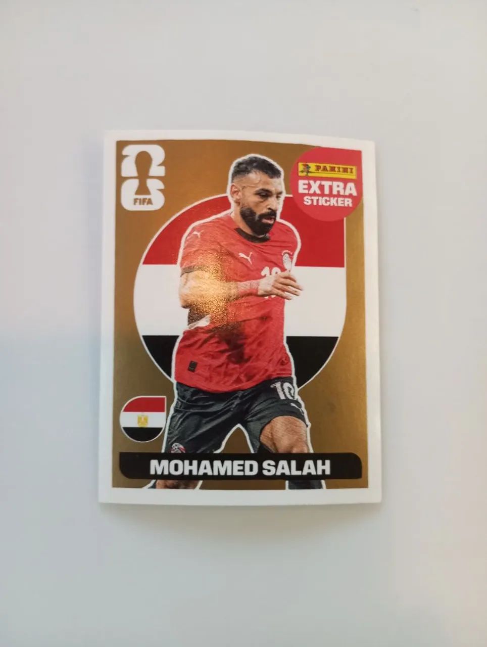 figurinha extra Salah Ouro