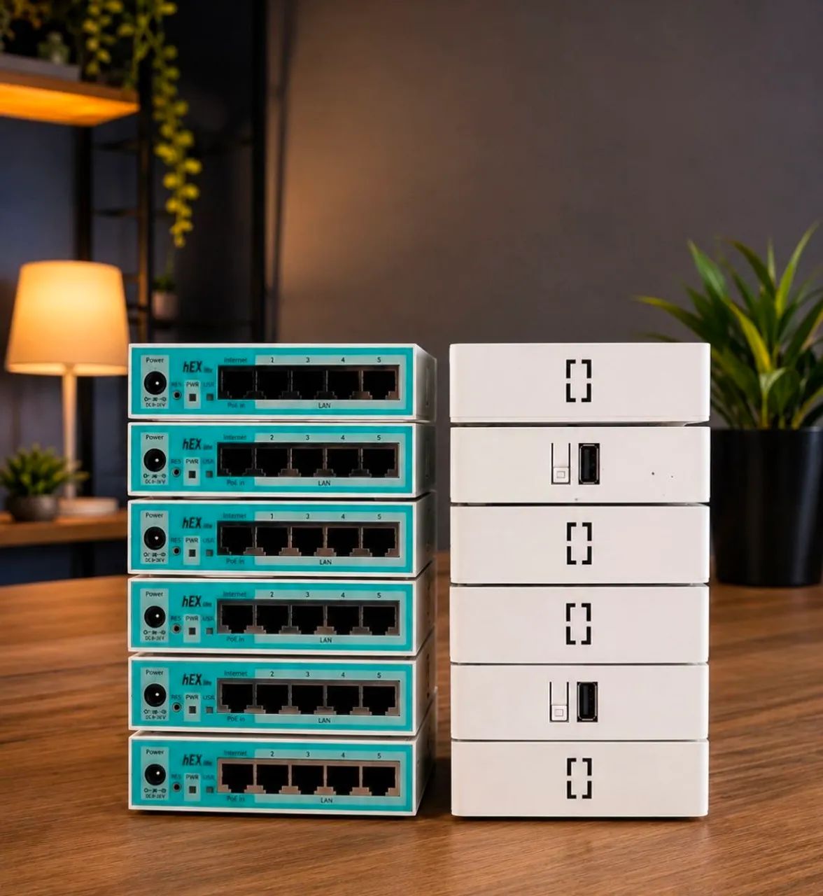 kit com 10 hex MikroTik 750gr2