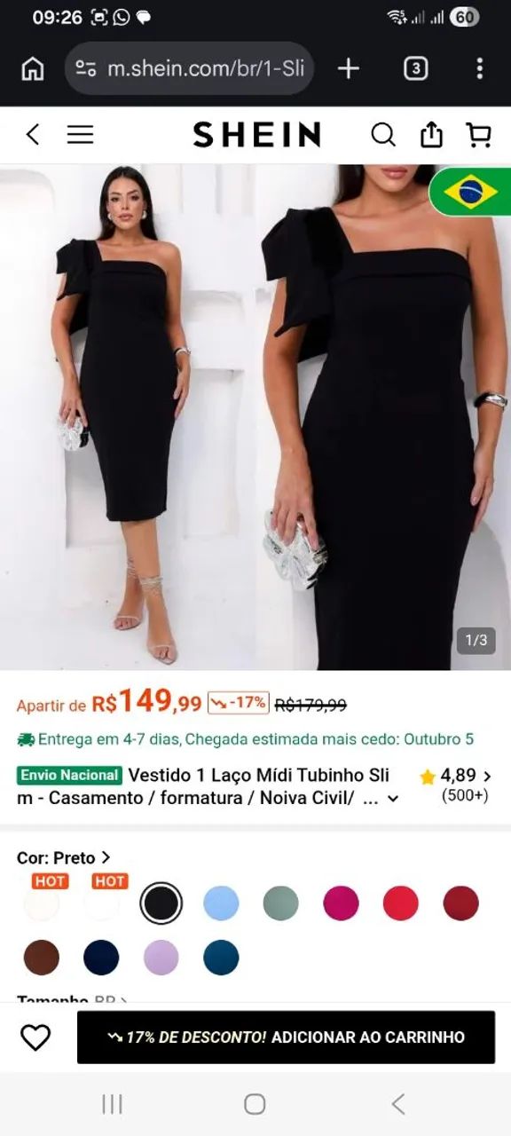Vestido midi belíssimo