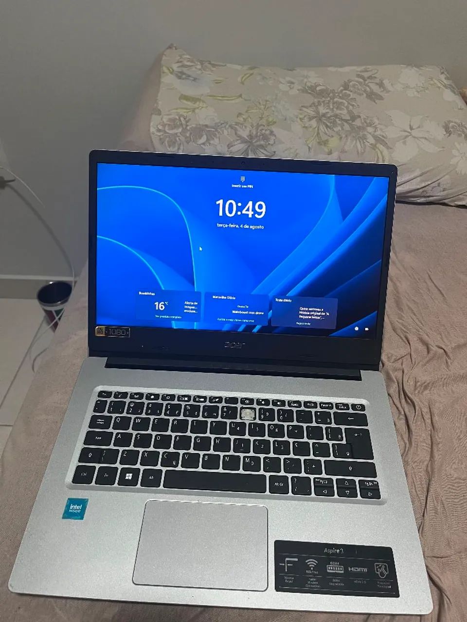 Vendo notebook acer novo 
