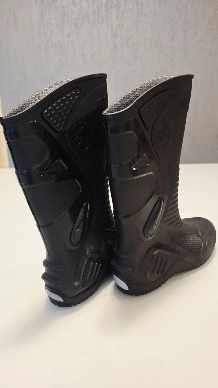 Bota de borracha motociclista 38