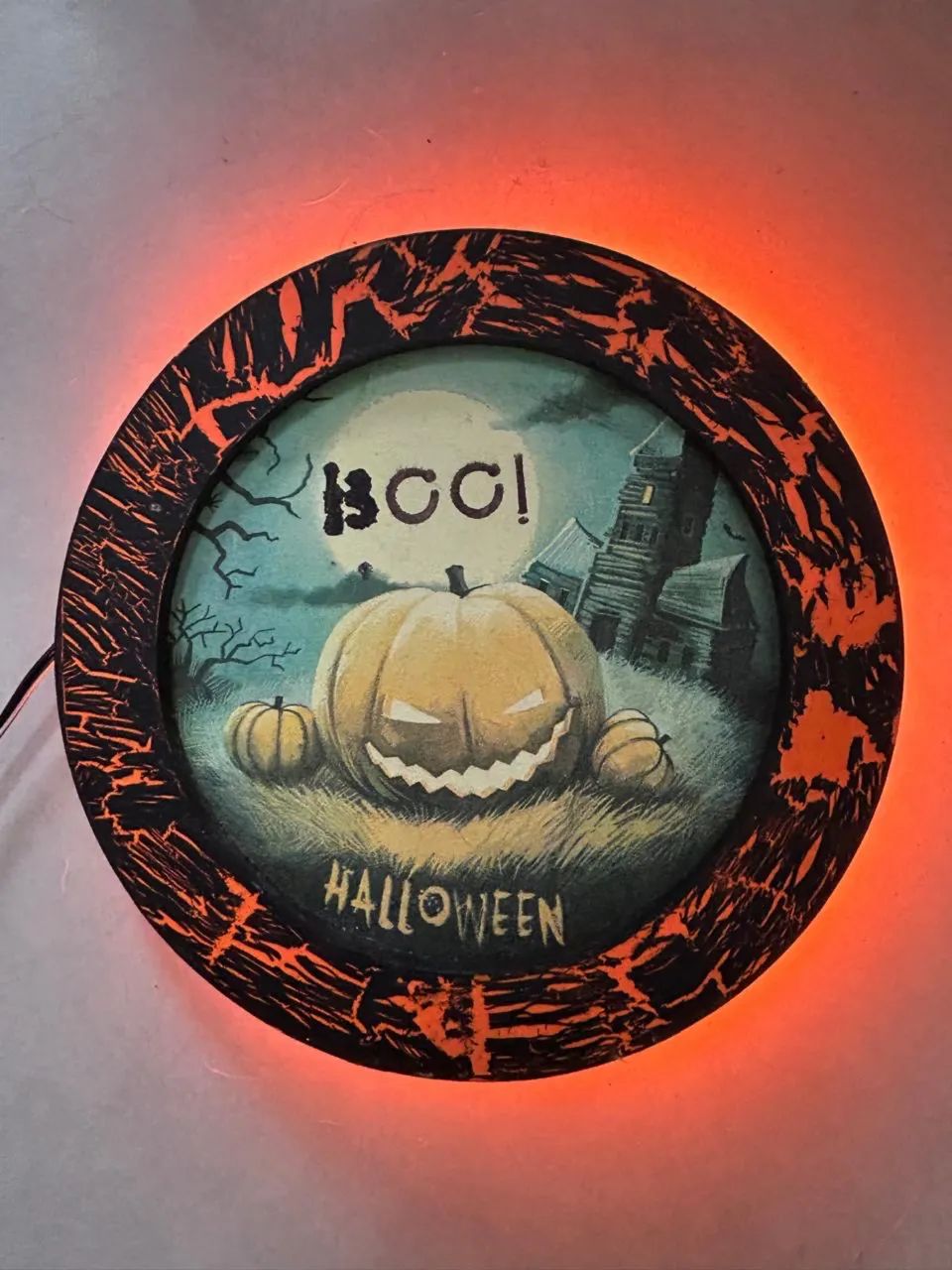 Quadro de Led de Halloween 