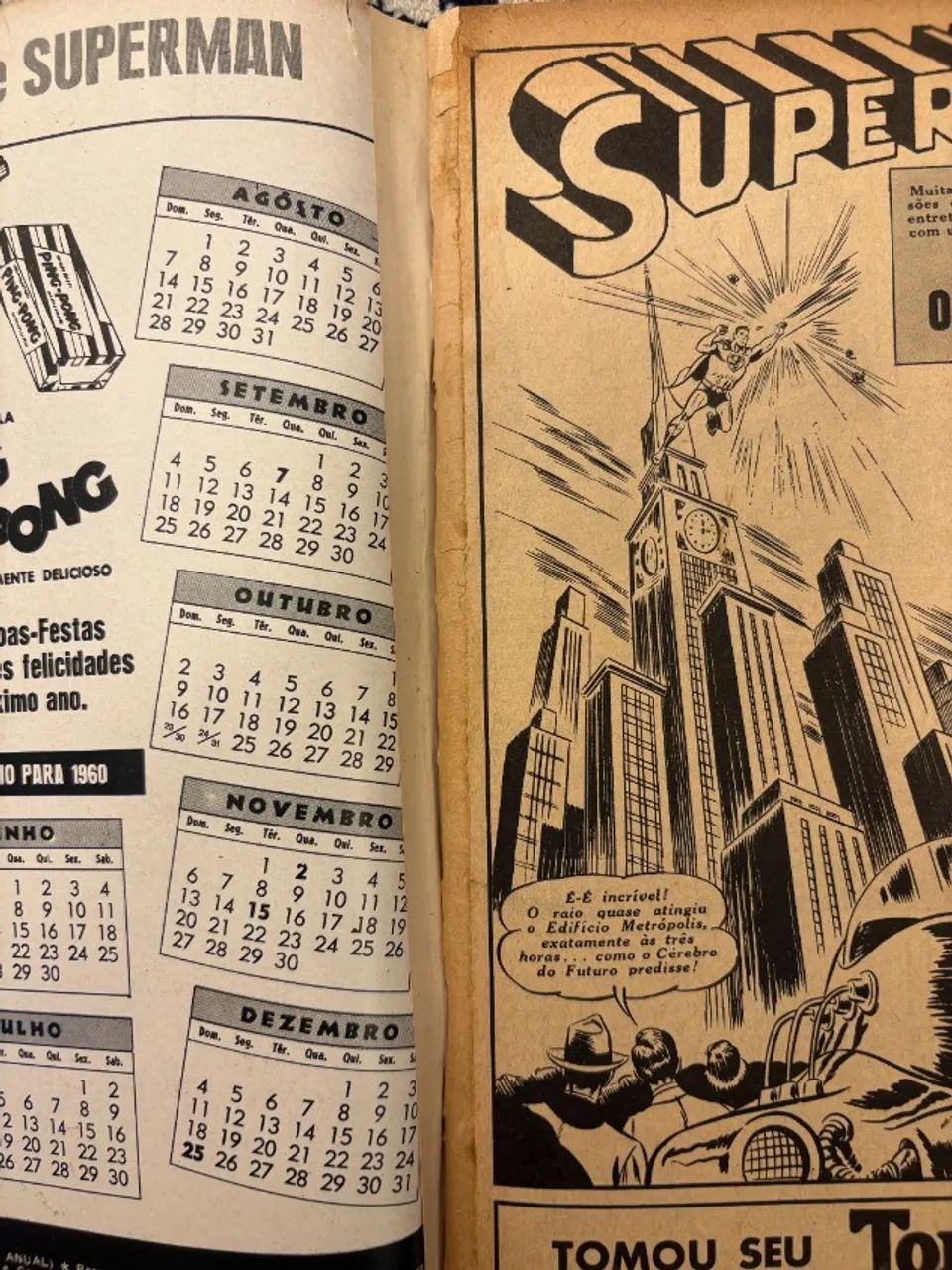 Almanaque de Superman e Batman 1960 REFILADO EBAL - Foto 2