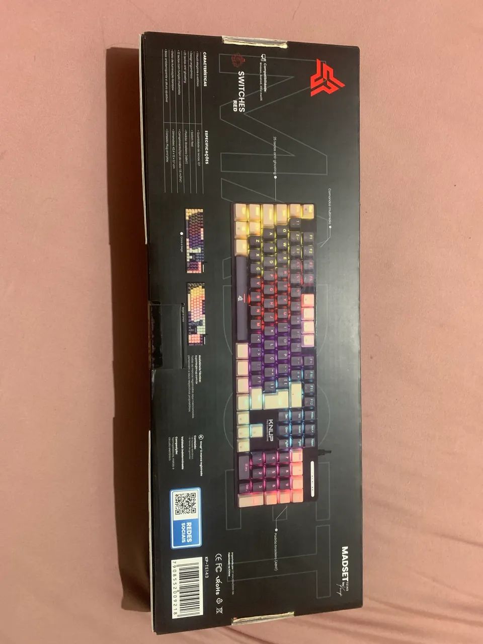 Teclado mecânico KNUP TE143 GAMER - Foto 3