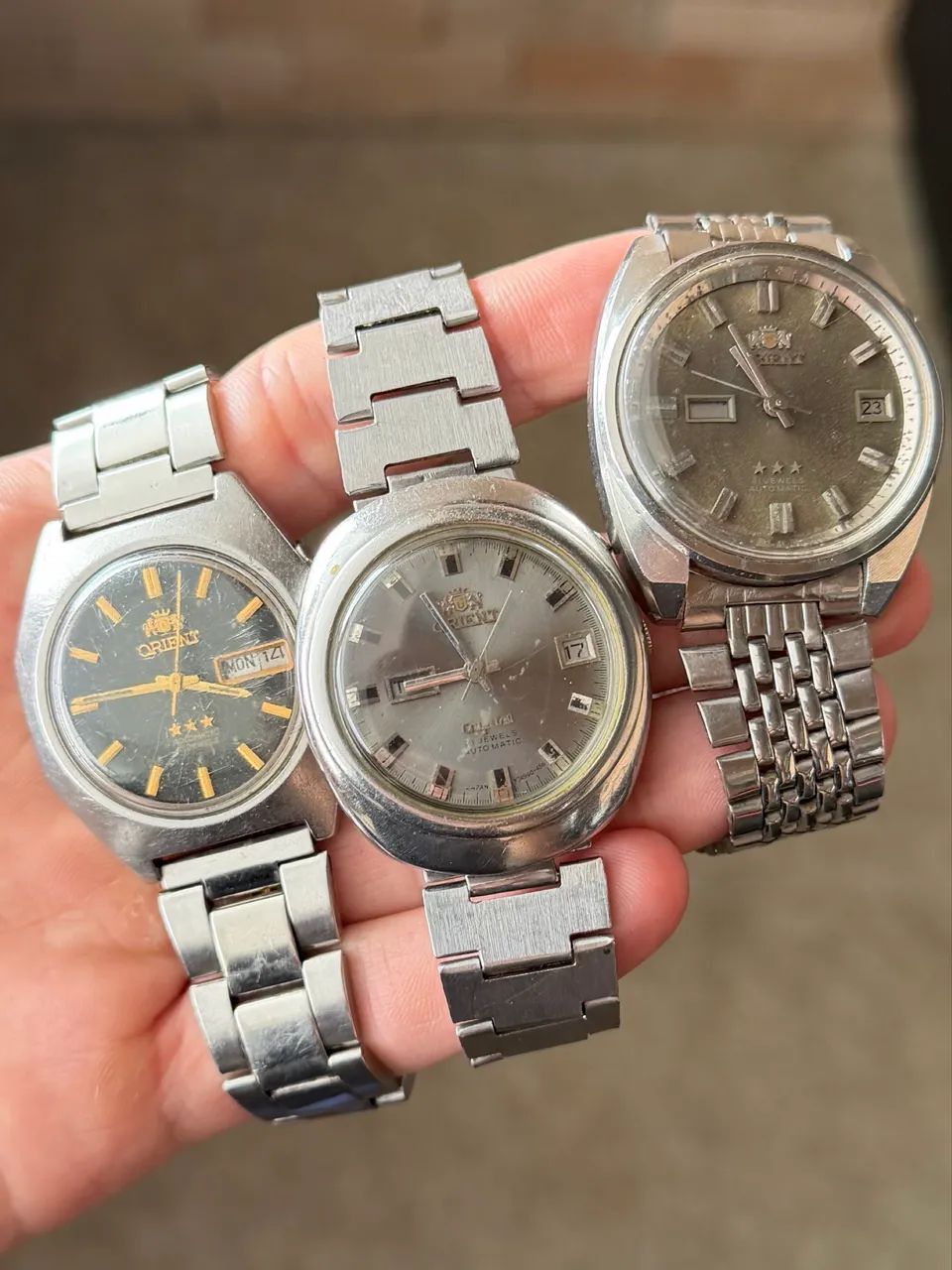 Lote de 16 relógios orient vintage automático  - Foto 5