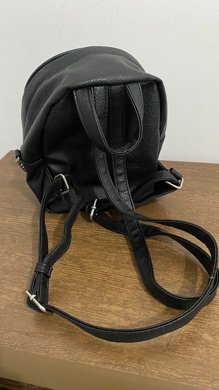 Mini Mochila Preta - Foto 2