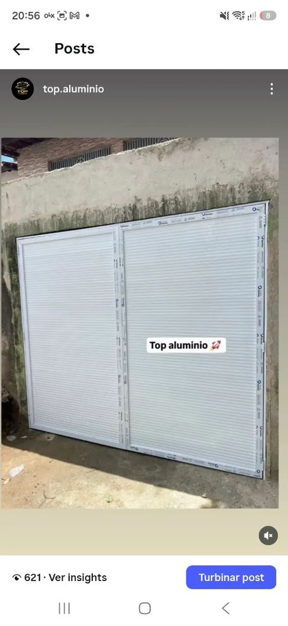 Portao de alumínio especial para sua garagem  - Foto 5