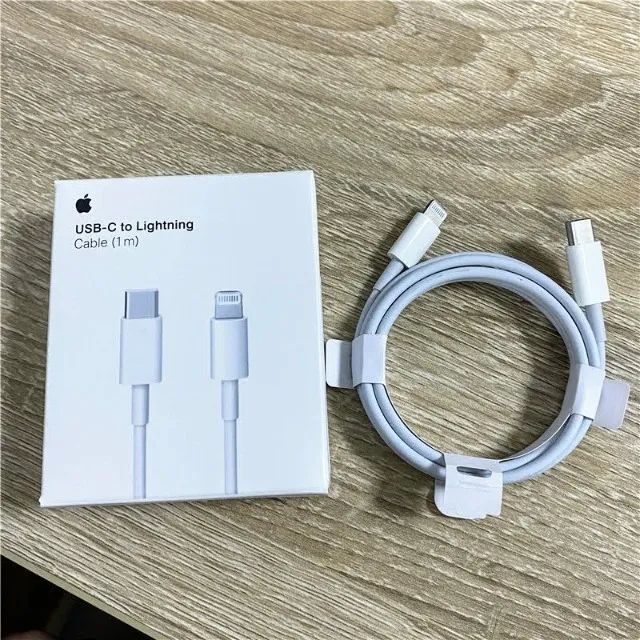 Cabo iPhone Lightning USB-C da Apple Novo - 3 meses de Garantia