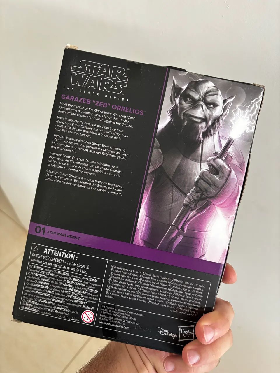 Star Wars Black Series Deluxe Zeb Orrelios (rebels) - Foto 2