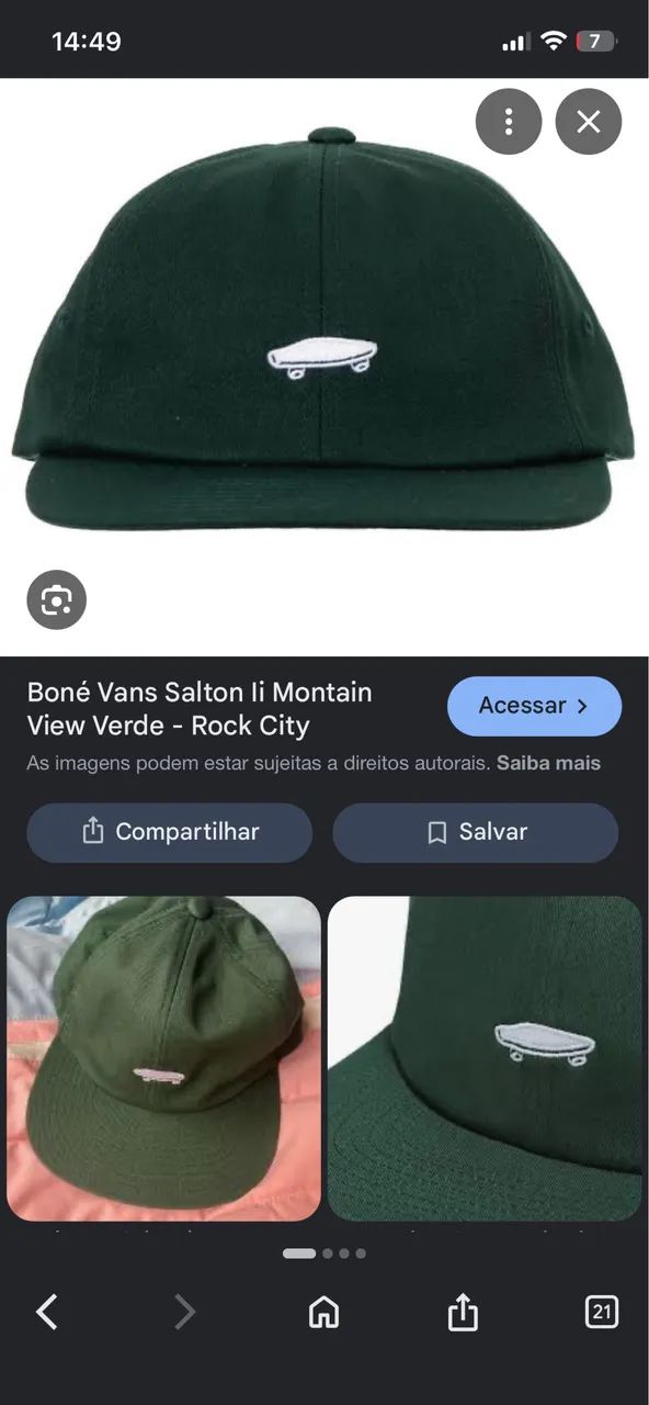 boné snapback vans salton || aba reta - Foto 2