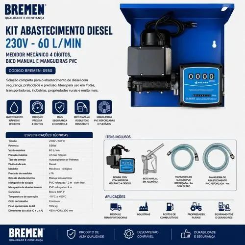 KIT DE ABASTECIMENTO PARA DIESEL - Foto 2