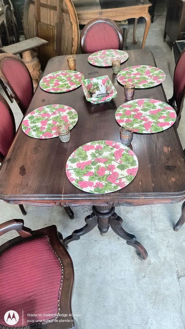 mesa maciça em jacarandá  - Foto 4
