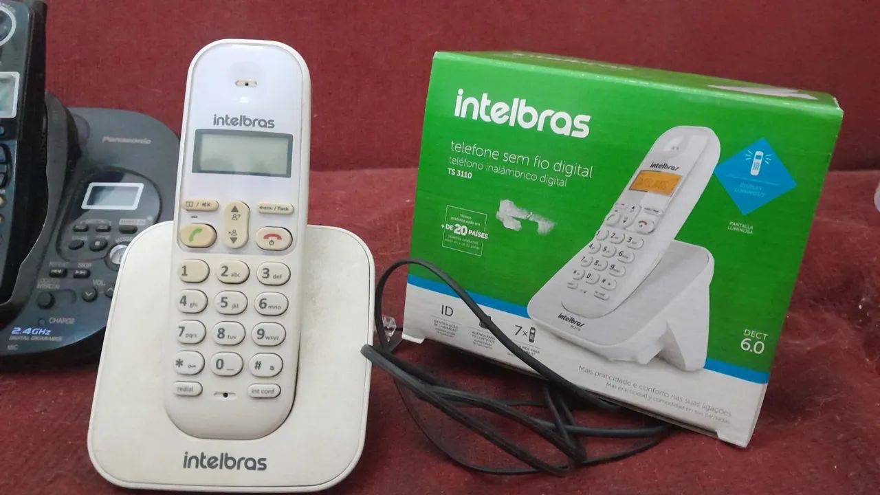 Dois aparelhos de telefone sem fio - Funcionando perfeitamente e na caixa  - Foto 2