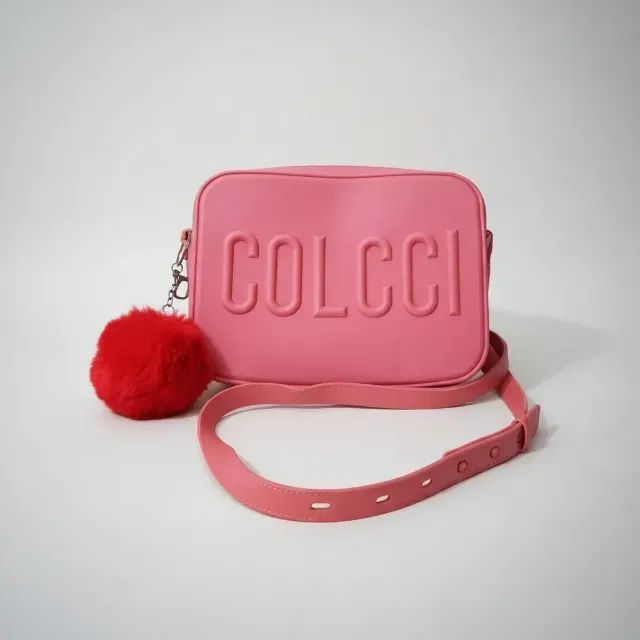 Bolsa rosa Colcci com chaveiro - Foto 4