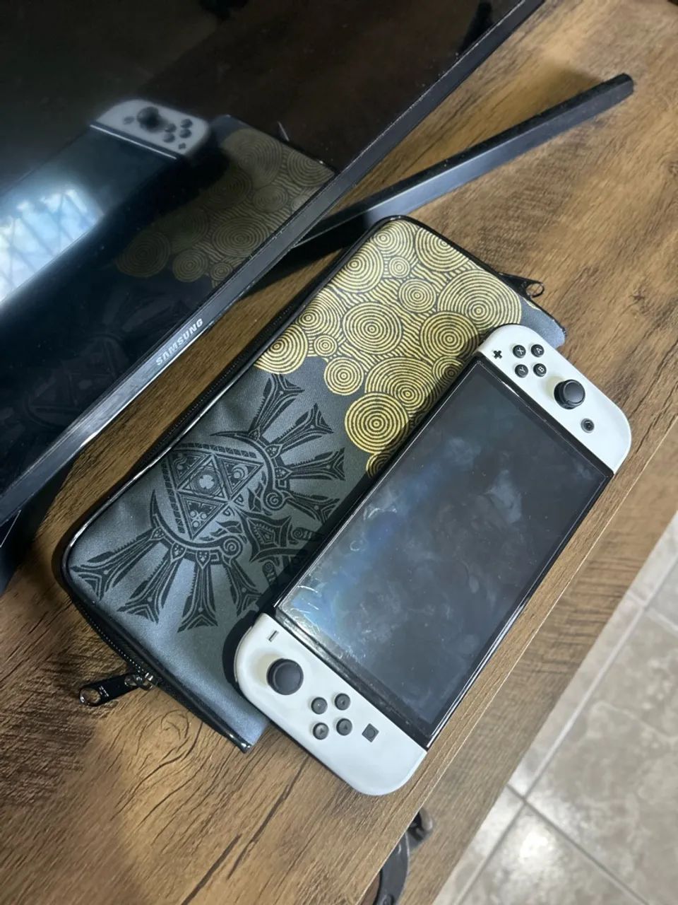 Nintendo Switch Oled Branco 128gb - Foto 5