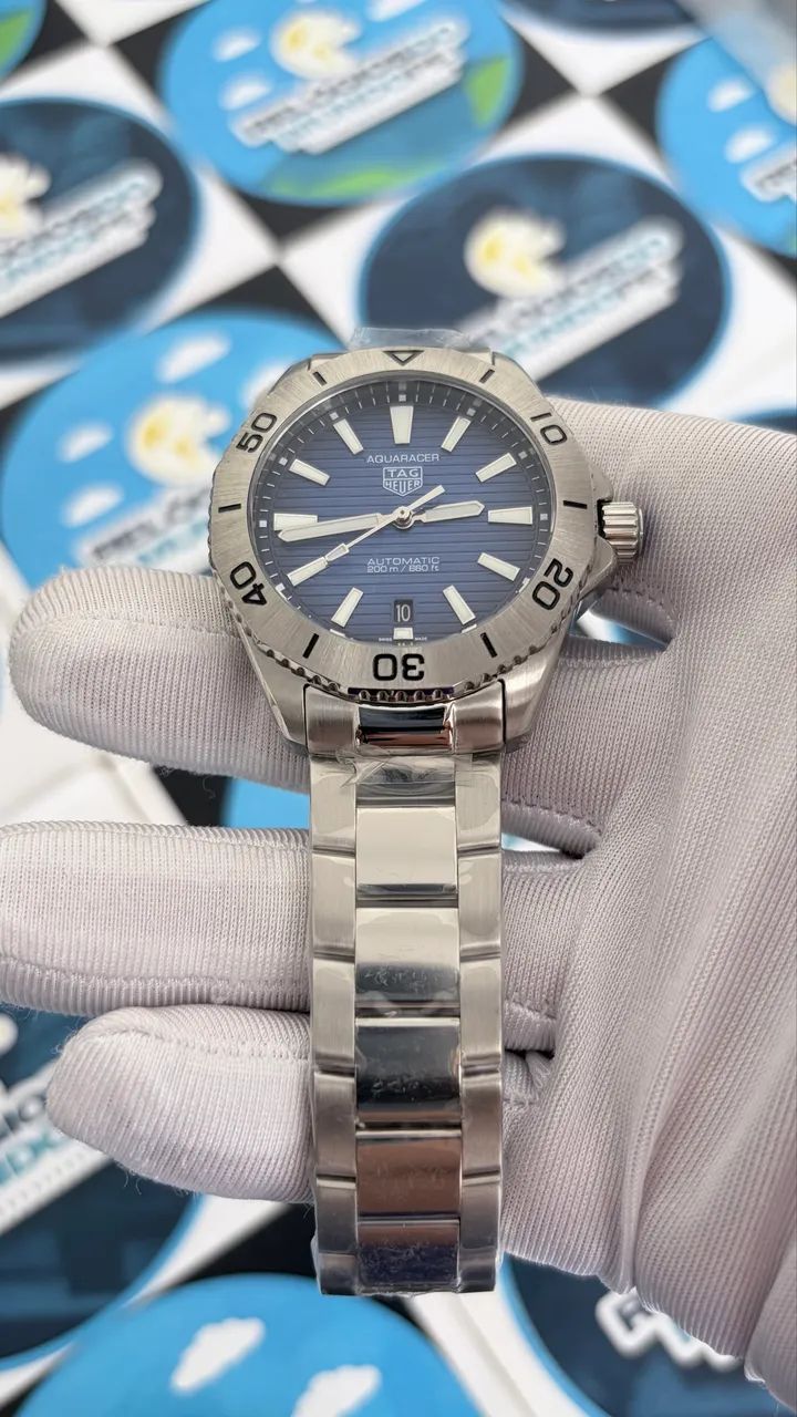 RELÓGIO TG AQUARACER 40mm FUNDO AZUL - Foto 2