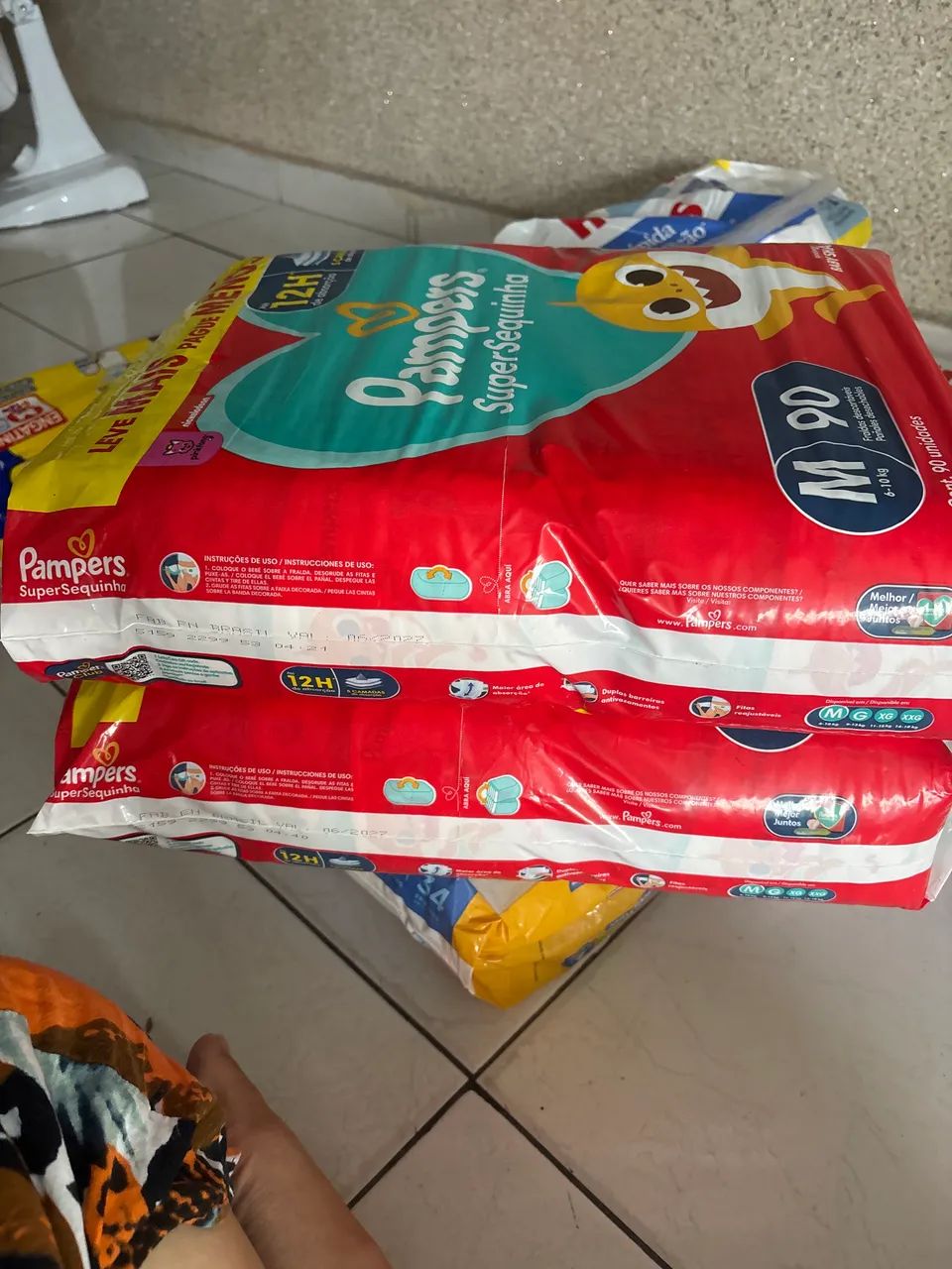 Fralda descartável 
