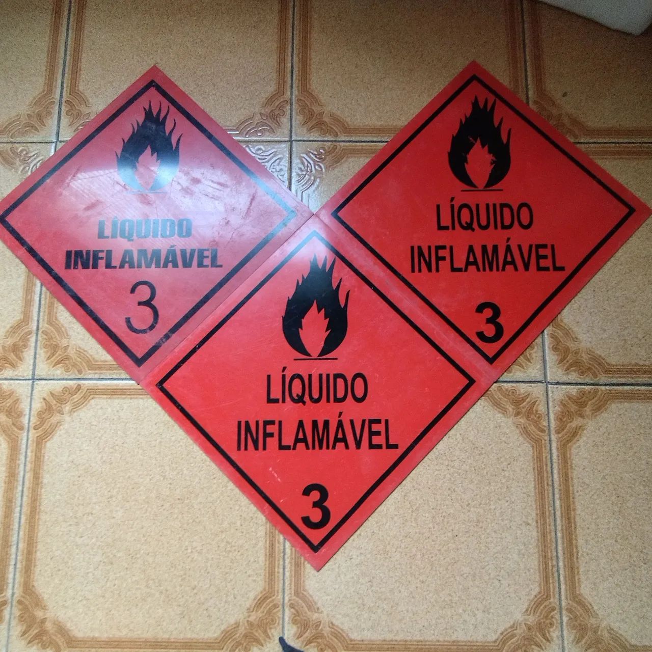 KIT PLACAS SIMBOLOGIA PRODUTOS PERIGOSOS  - Foto 2