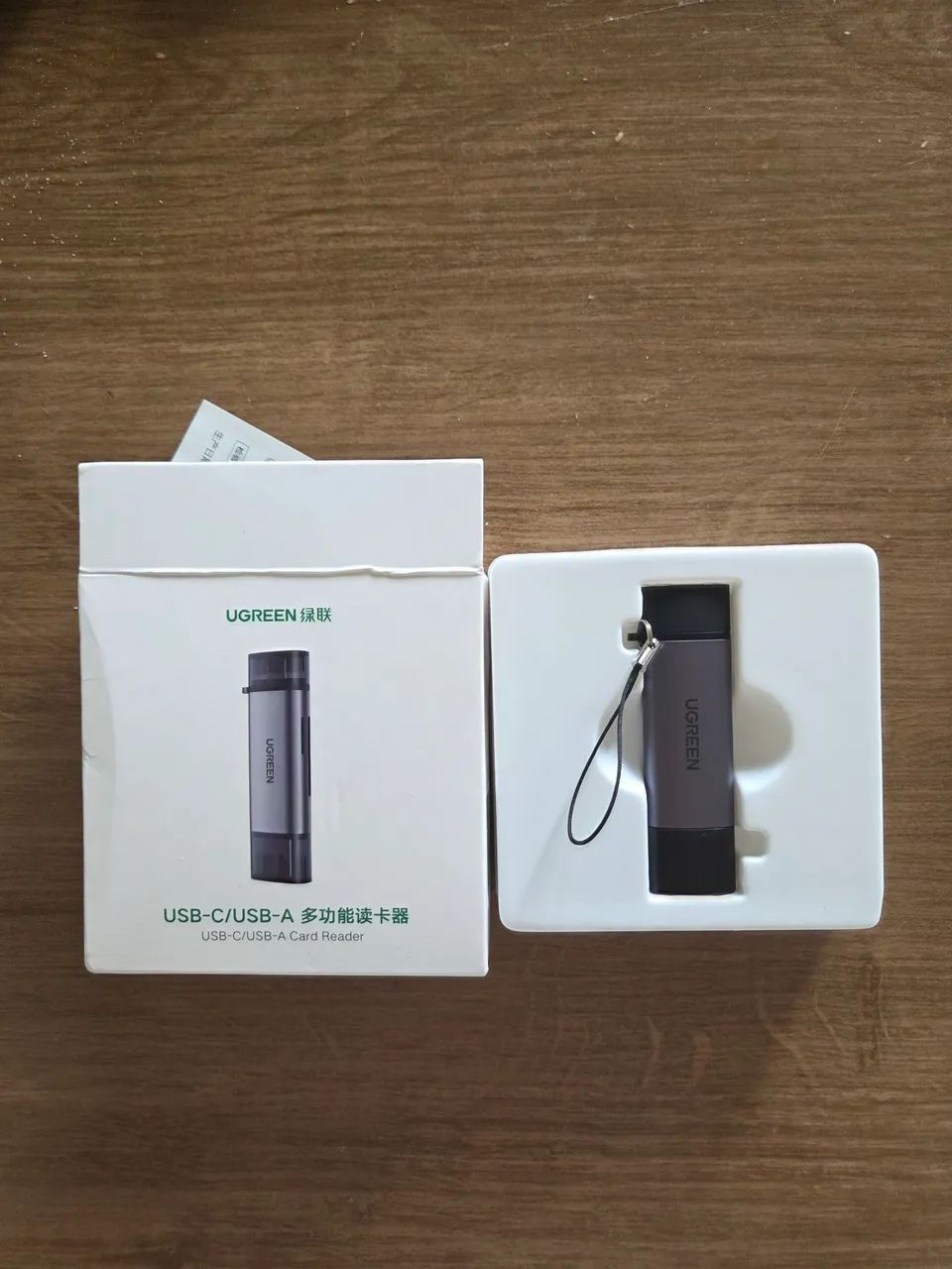 Adaptador Cartão de memória Tipo C e USB