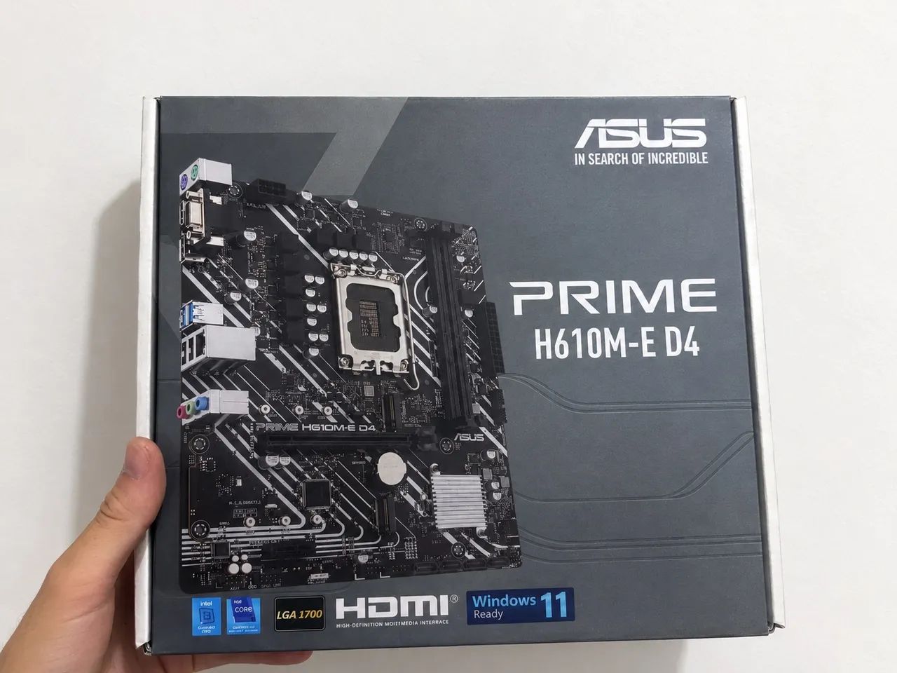 Placa mãe asus h610m-e D4