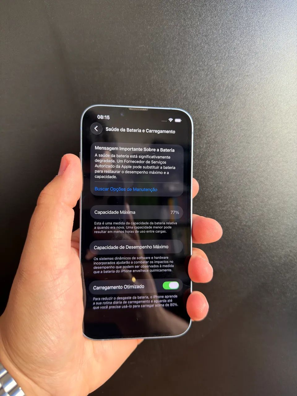 Iphone 14 128gb Azul Muito novo - Foto 3