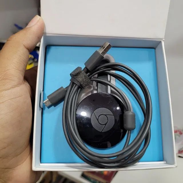 Google Chromecast 2 Geração Streaming Full HD Com Caixa E Cabo Original - Foto 3