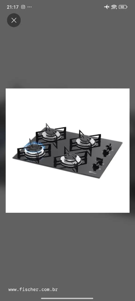 Cooktop 4 bocas Fischer 