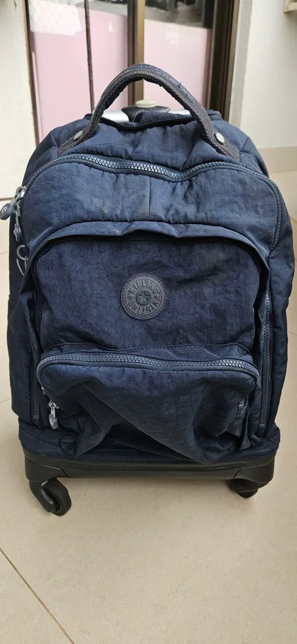 Mochila Kipling azul Marinho