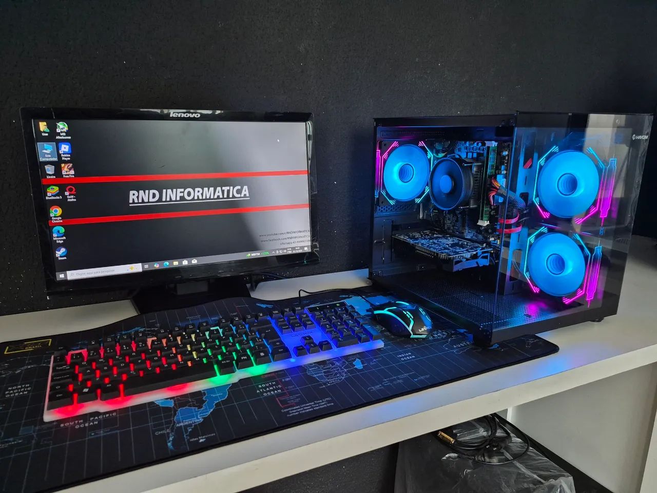 Pc gamer completo 9° geração com garantia - Foto 4