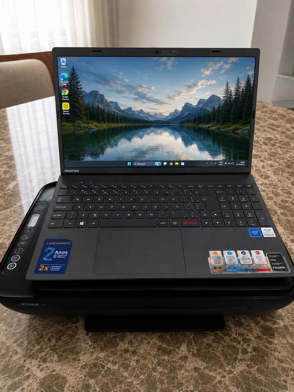 NOTEBOOK + IMPRESSORA 