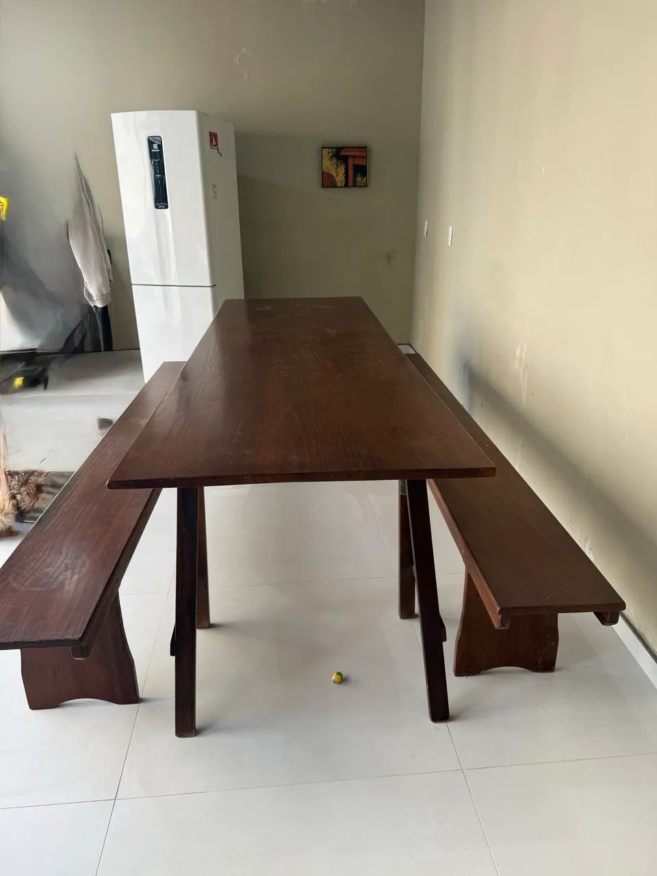 Mesa de madeira maciça à venda - Usada - Foto 5